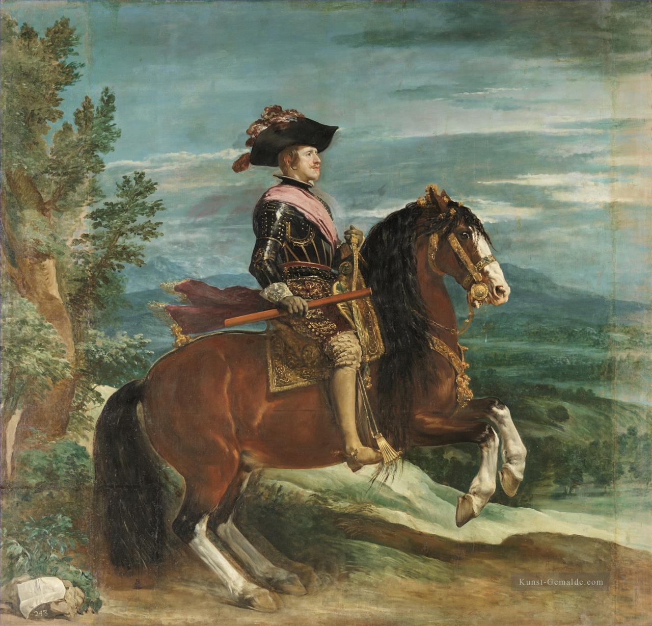 Philipp IV Zu Pferd Porträt Diego Velázquez Ölgemälde